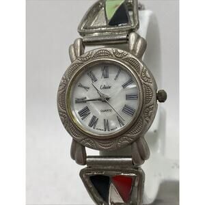 Collezier Ladies Silver Watch New Battery!
